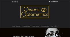 Desktop Screenshot of owensoptometrics.com